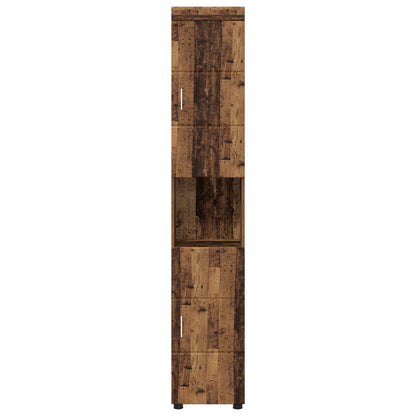 Bathroom Cabinet Set TULUM Old Wood 37 x 31.5 x 203 cm