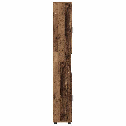 Bathroom Cabinet Set TULUM Old Wood 37 x 31.5 x 203 cm