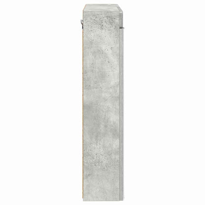 Bathroom Mirror Cabinet TULUM Concrete Grey 60 x 16.5 x 78 cm