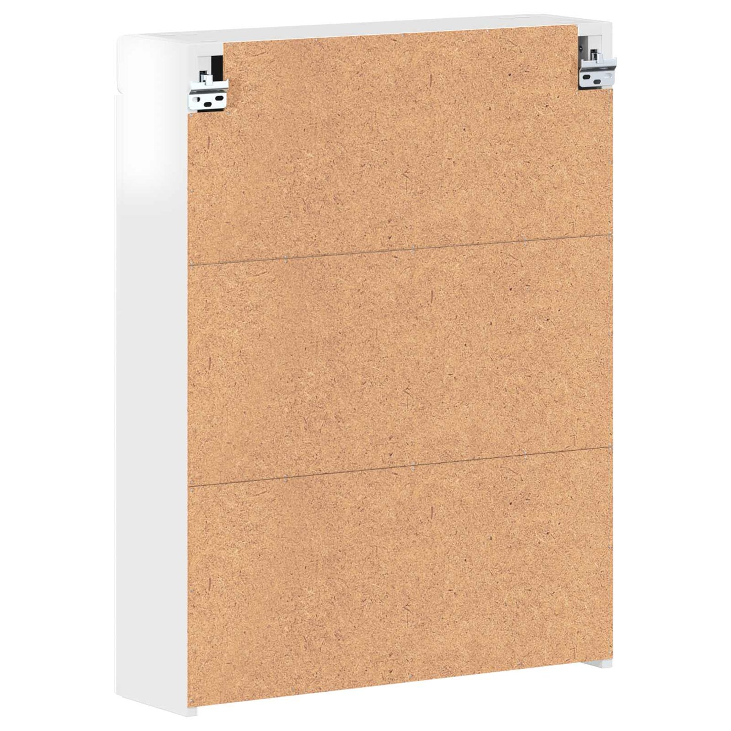 Bathroom Mirror Cabinet TULUM High Gloss White Engineered Wood