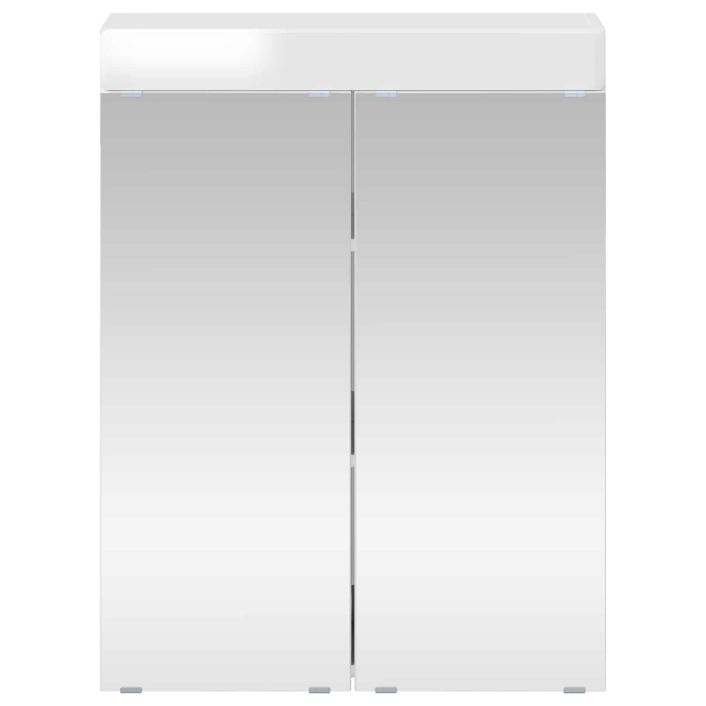 Bathroom Mirror Cabinet TULUM High Gloss White