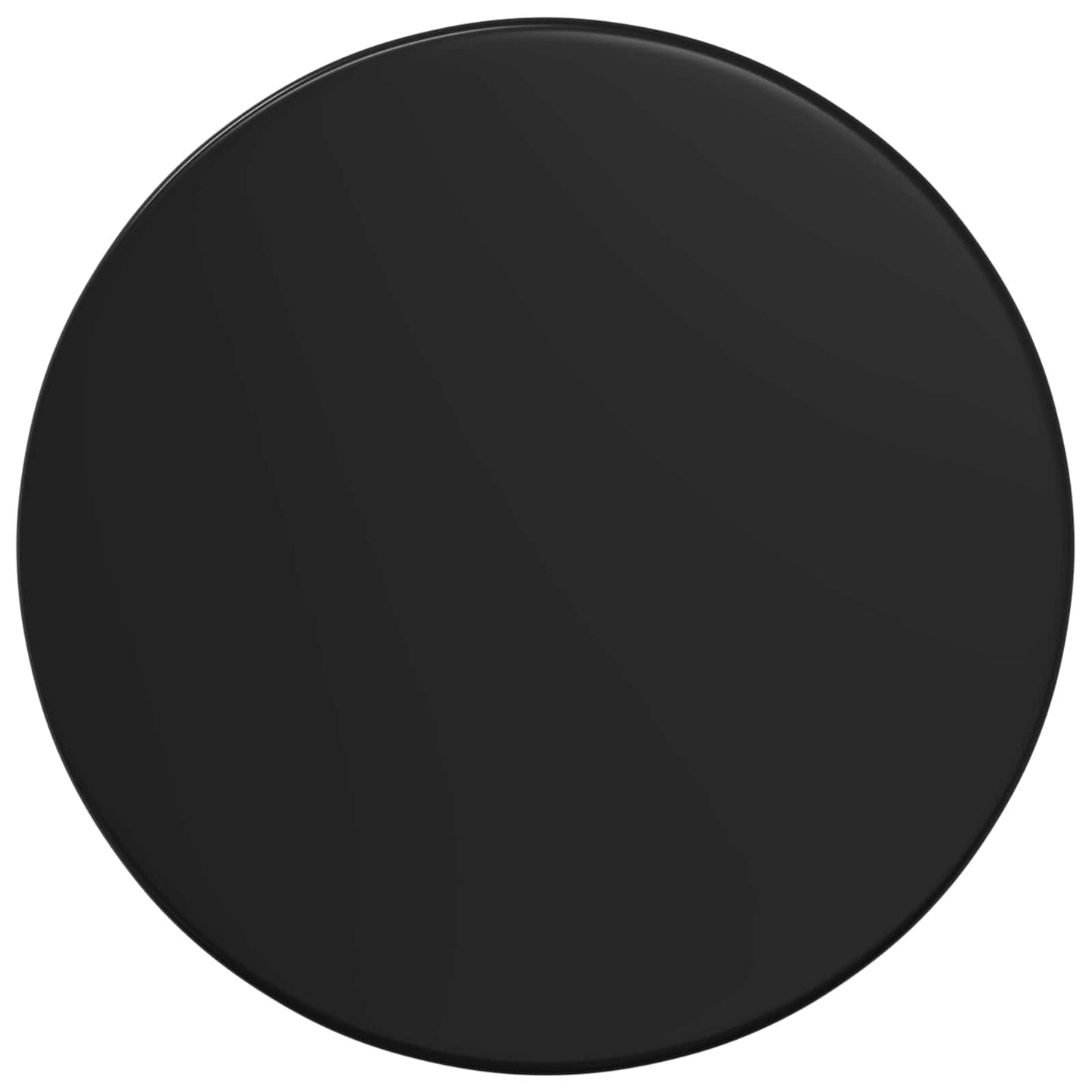 Table Top Ø 30 x 1.5 cm Round Engineered Wood Black