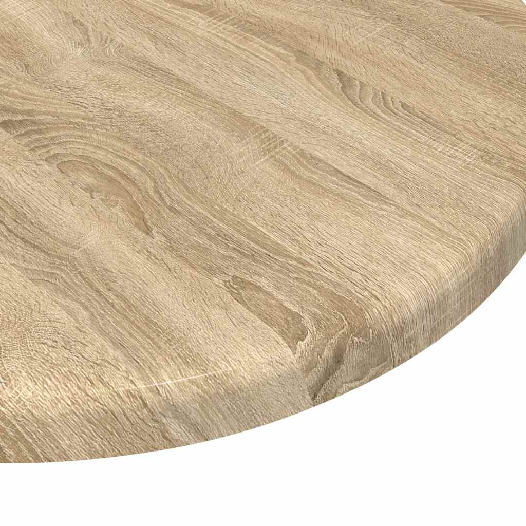 Table Top Ø 30 x 1.5 cm Round Engineered Wood Sonoma Oak