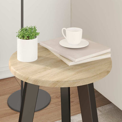 Table Top Sonoma oak Ø 30 x 1.5 cm Engineered Wood