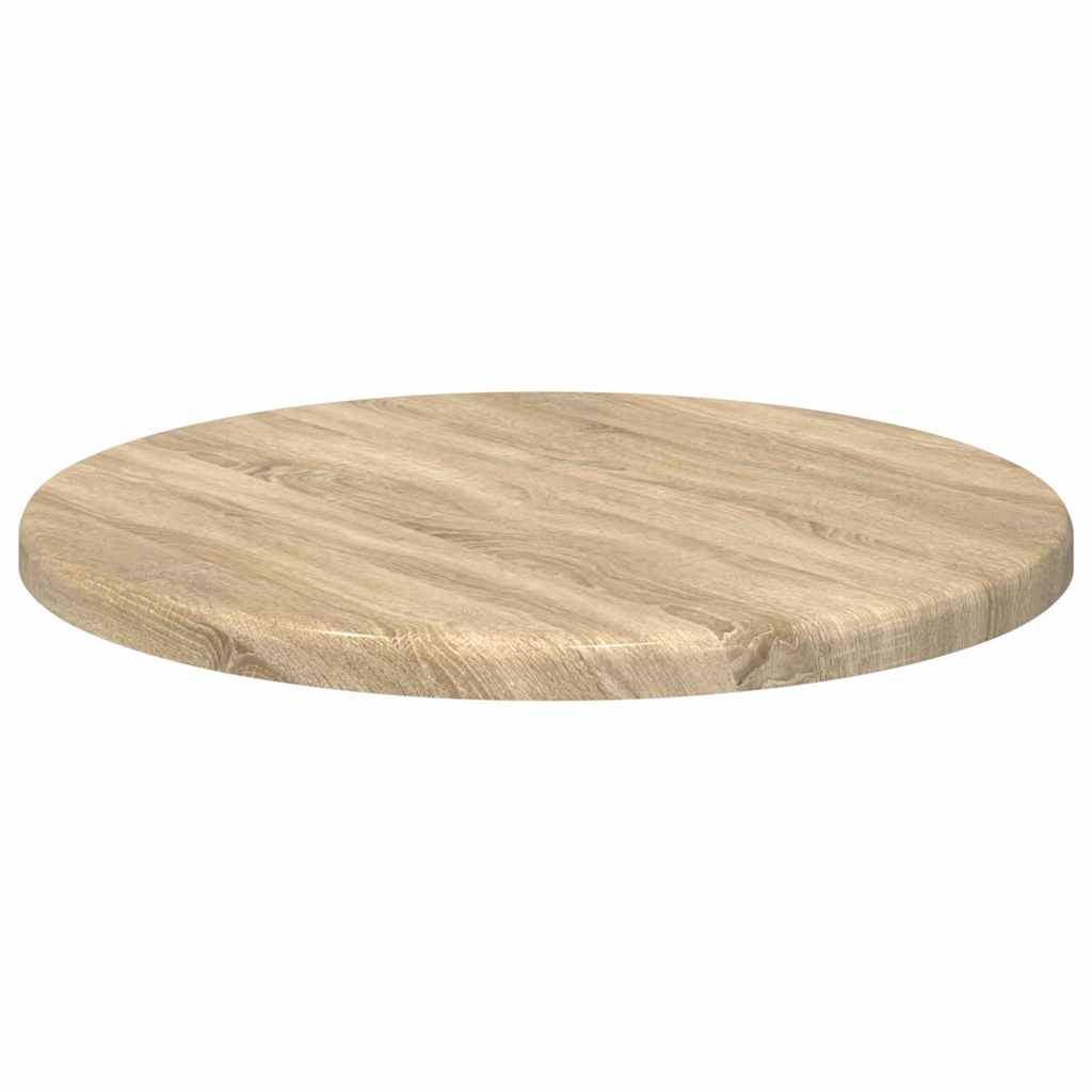 Table Top Ø 30 x 1.5 cm Round Engineered Wood Sonoma Oak
