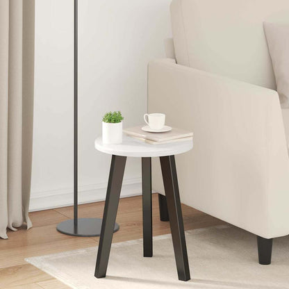 Table Top High gloss white Ø 30 x 1.5 cm Engineered Wood