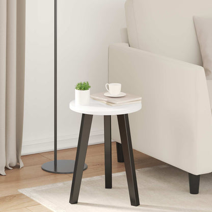 Table Top High gloss white Ø 30 x 1.5 cm Engineered Wood