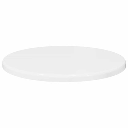 Table Top High gloss white Ø 30 x 1.5 cm Engineered Wood