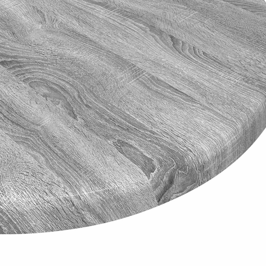 Table Top Ø 30 x 1.5 cm Round Engineered Wood Grey Sonoma