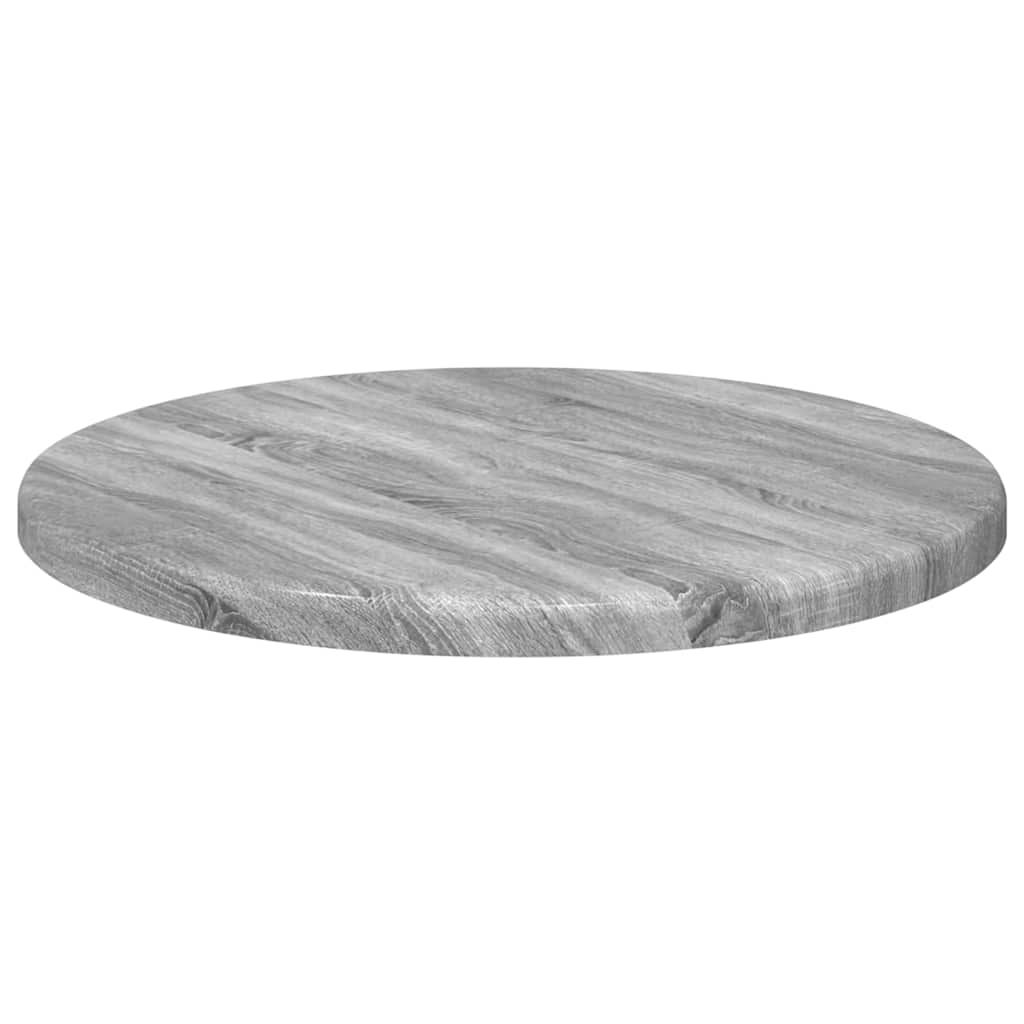 Table Top Grey Sonoma Ø 30 x 1.5 cm Engineered Wood