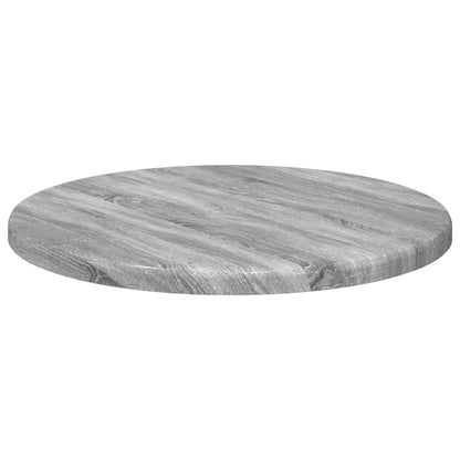 Table Top Grey Sonoma Ø 30 x 1.5 cm Engineered Wood