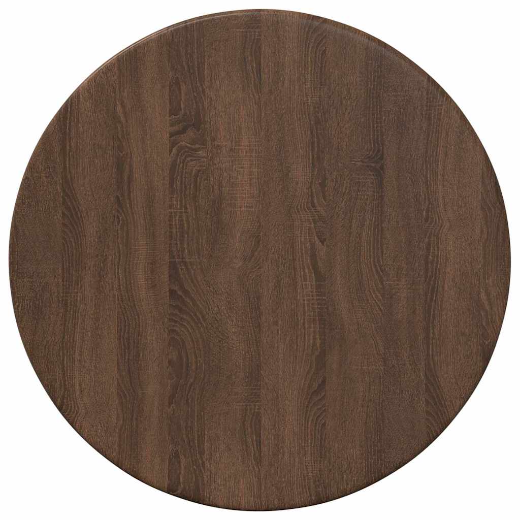 Table Top Brown oak Ø 30 x 1.5 cm Engineered Wood