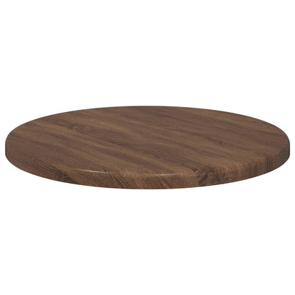 Table Top Brown oak Ø 30 x 1.5 cm Engineered Wood