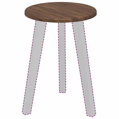 Table Top Brown oak Ø 30 x 1.5 cm Engineered Wood