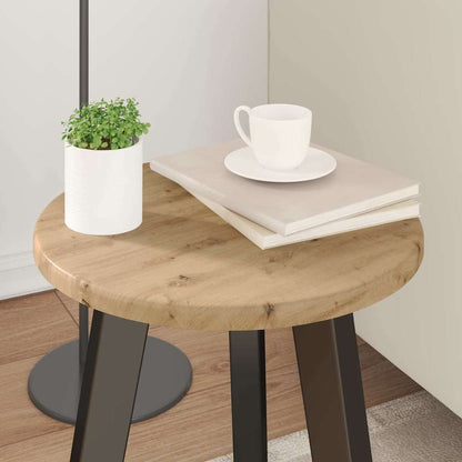 Table Top Artisan oak Ø 30 x 1.5 cm Engineered Wood