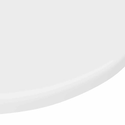 Table Top White Ø 40 x 1.5 cm Engineered Wood