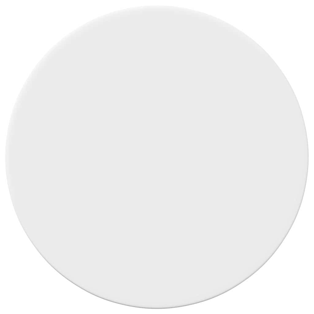 Table Top White Ø 40 x 1.5 cm Engineered Wood