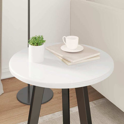 Table Top High gloss white Ø 40 x 1.5 cm Engineered Wood