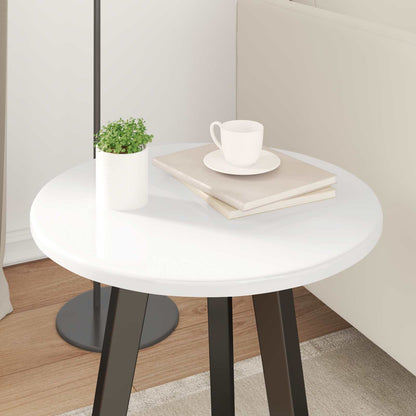 Table Top High gloss white Ø 40 x 1.5 cm Engineered Wood