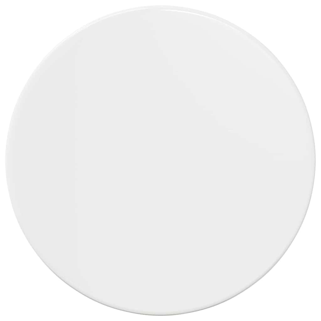 Table Top High gloss white Ø 40 x 1.5 cm Engineered Wood