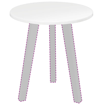 Table Top High gloss white Ø 40 x 1.5 cm Engineered Wood