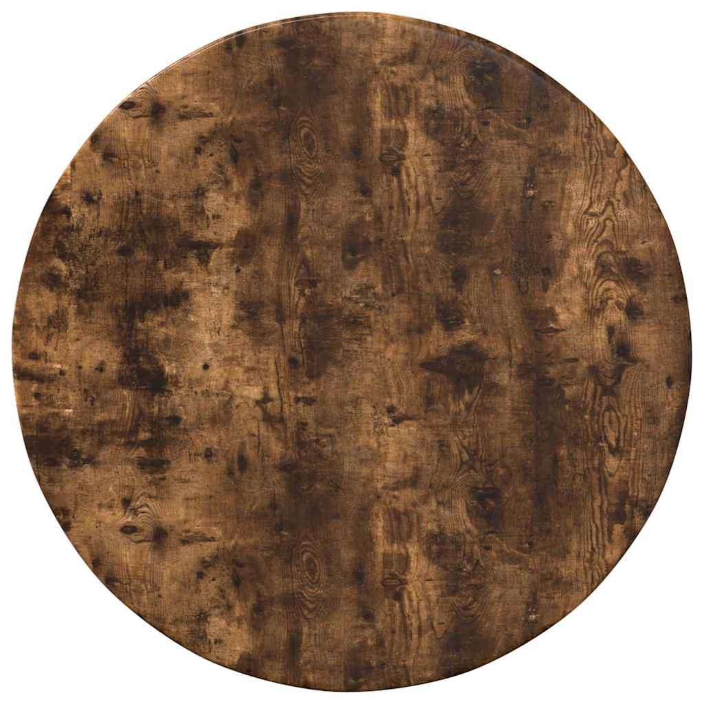 Table Top Smoked oak Ø 40 x 1.5 cm Engineered Wood