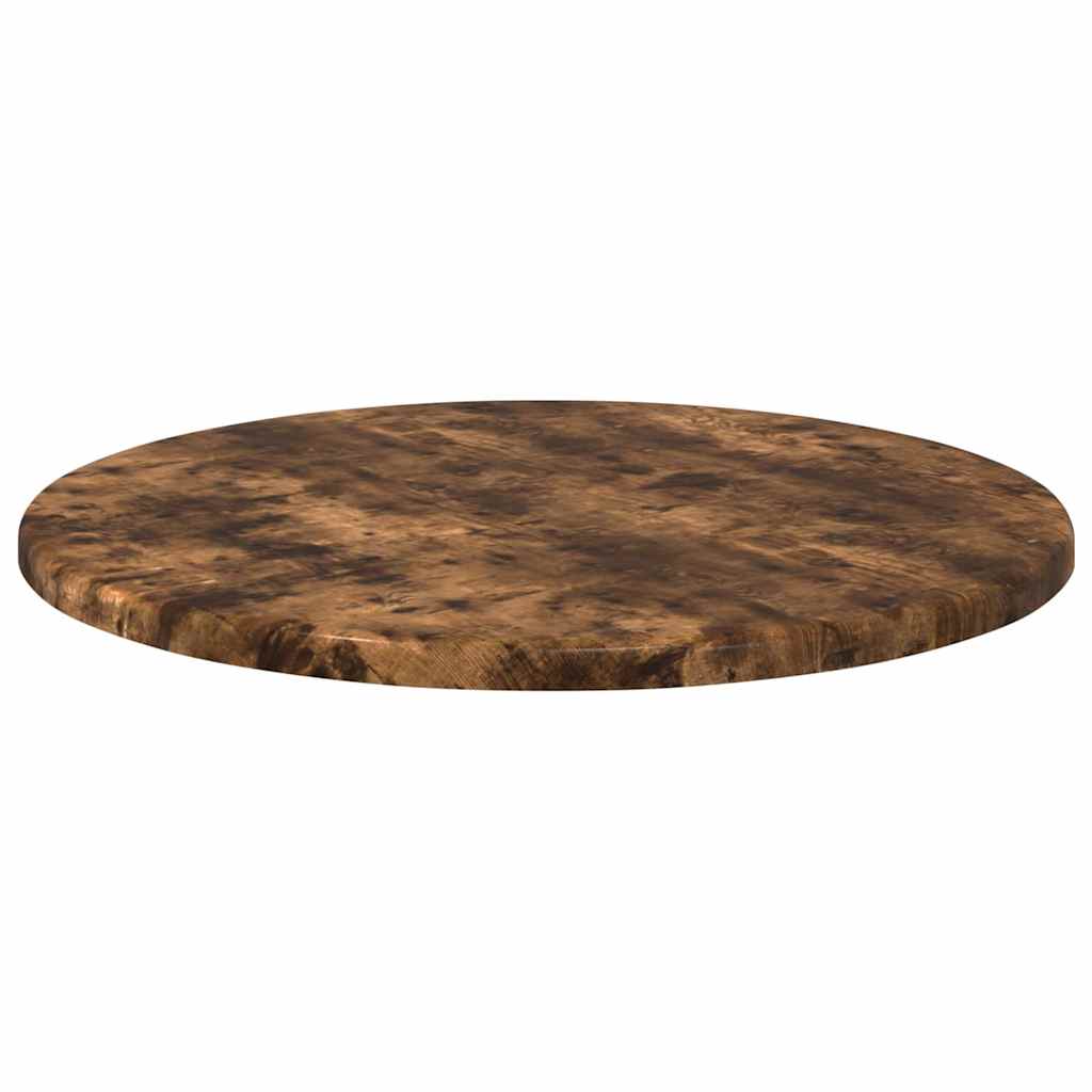 Table Top Smoked oak Ø 40 x 1.5 cm Engineered Wood