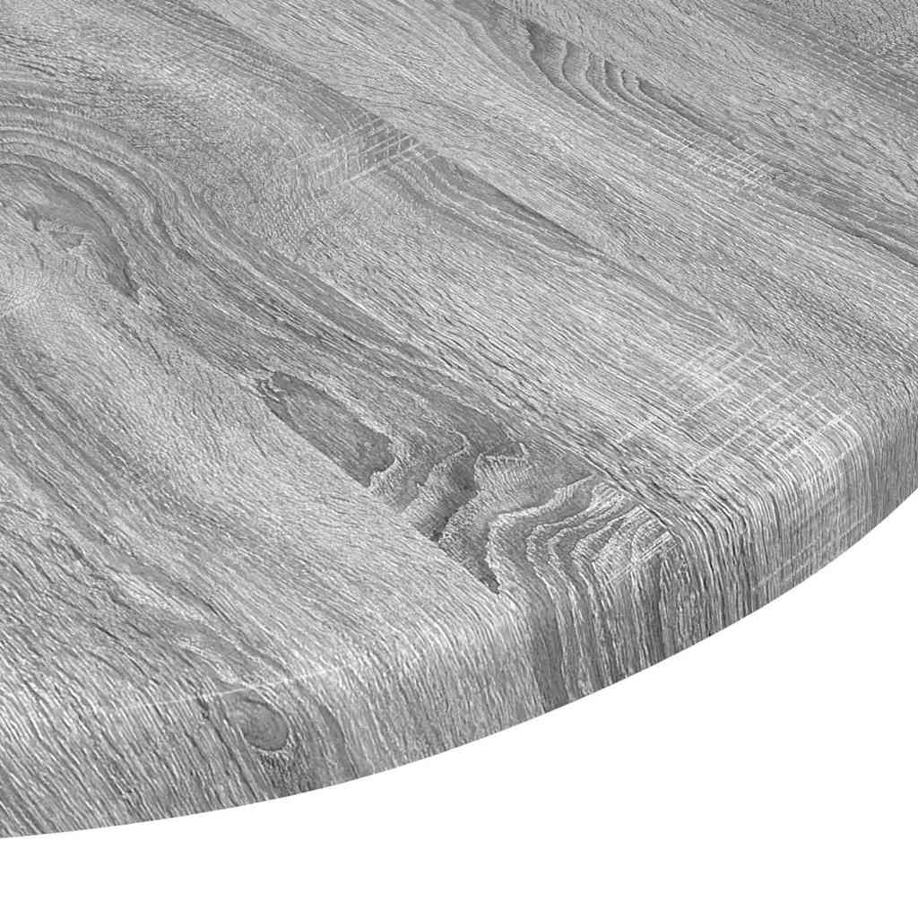 Table Top Grey sonoma Ø 40 x 1.5 cm Engineered Wood
