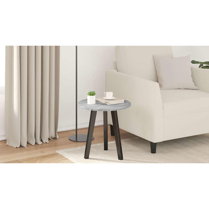 Table Top Grey sonoma Ø 40 x 1.5 cm Engineered Wood