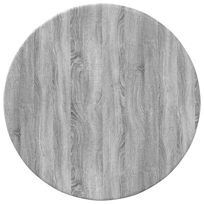 Table Top Grey sonoma Ø 40 x 1.5 cm Engineered Wood