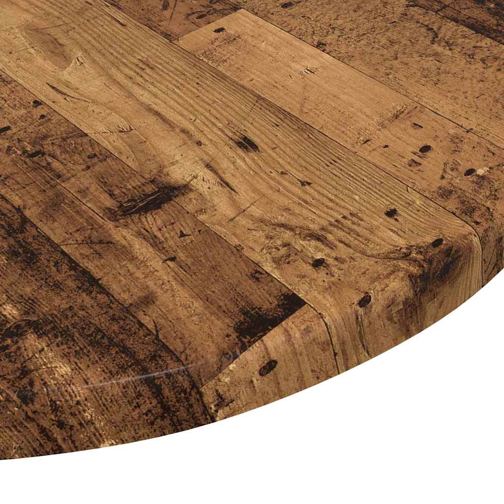Table Top Old wood Ø 40 x 1.5 cm Engineered Wood
