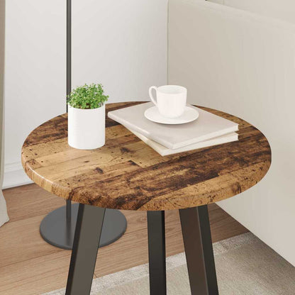 Table Top Old wood Ø 40 x 1.5 cm Engineered Wood