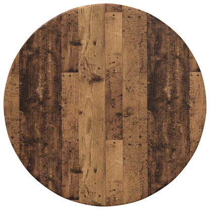 Table Top Old wood Ø 40 x 1.5 cm Engineered Wood