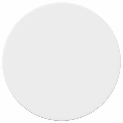 Table Top Ø 50 x 1.5 cm Round Engineered Wood White