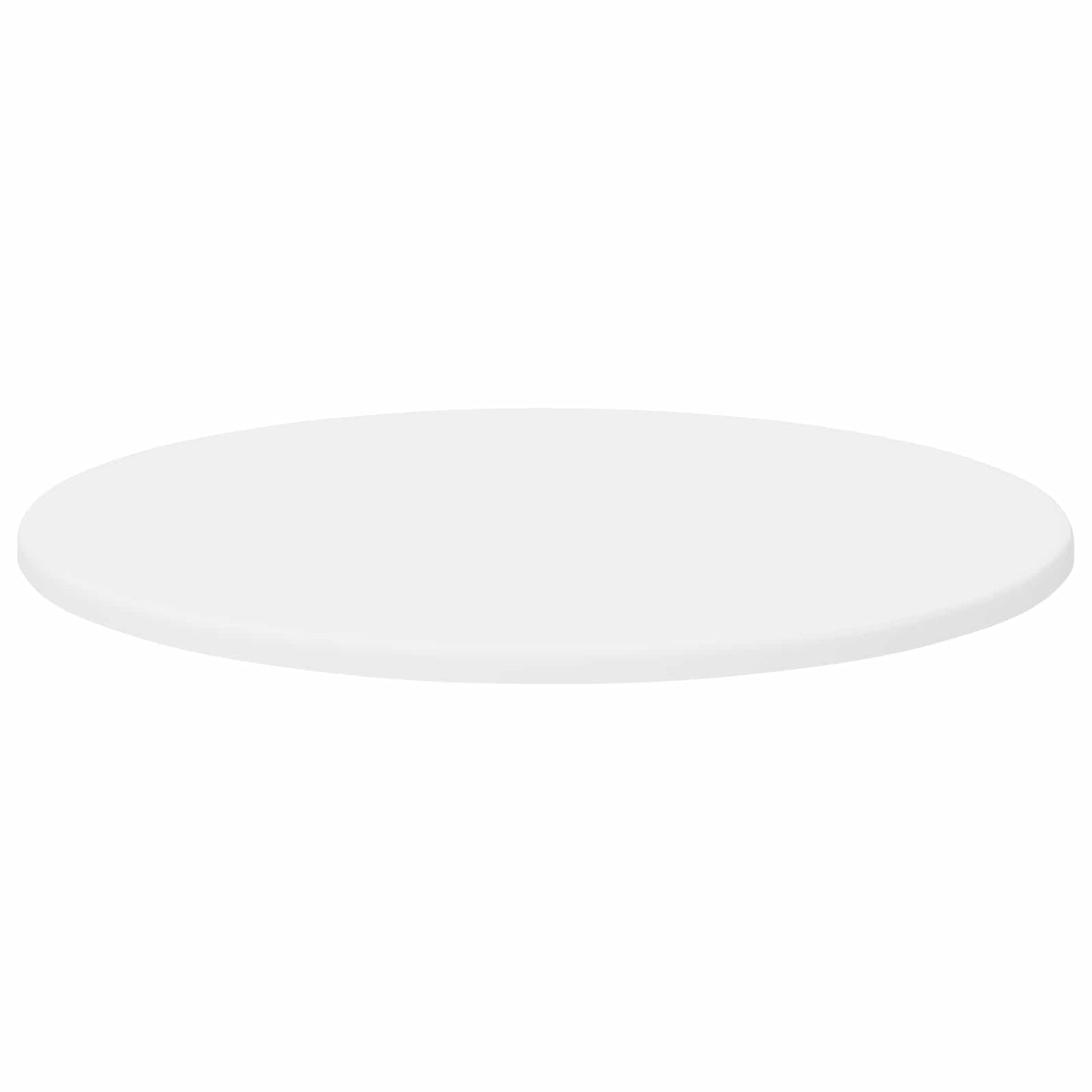 Table Top White Ø 50 x 1.5 cm Engineered Wood