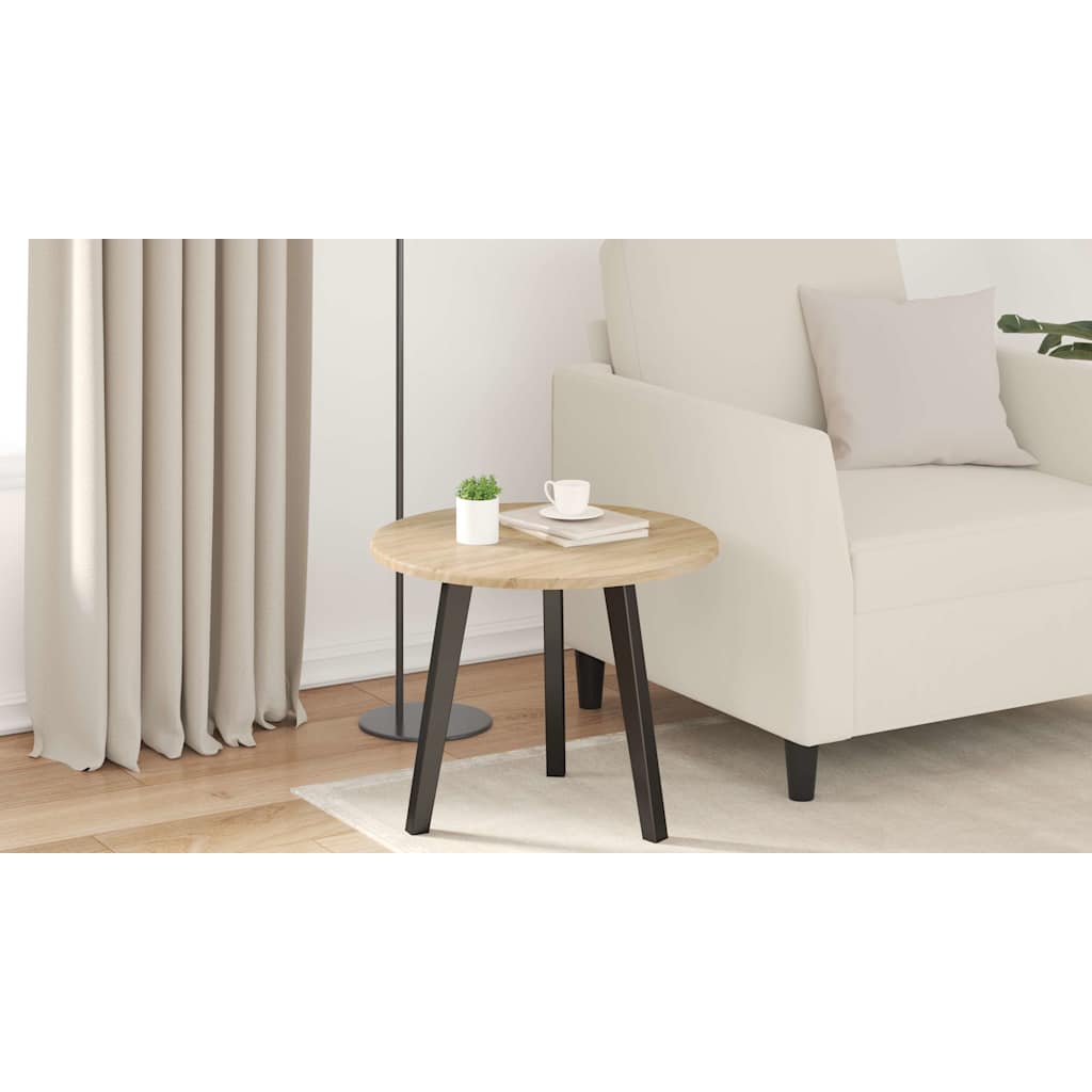 Table Top Sonoma oak Ø 50 x 1.5 cm Engineered Wood