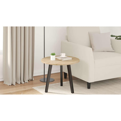 Table Top Sonoma oak Ø 50 x 1.5 cm Engineered Wood