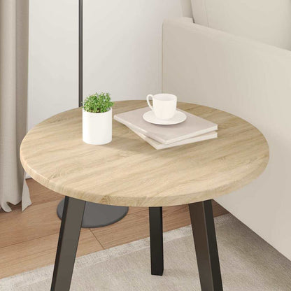 Table Top Sonoma oak Ø 50 x 1.5 cm Engineered Wood