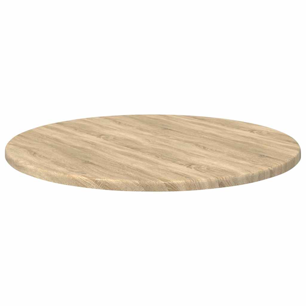 Table Top Sonoma oak Ø 50 x 1.5 cm Engineered Wood