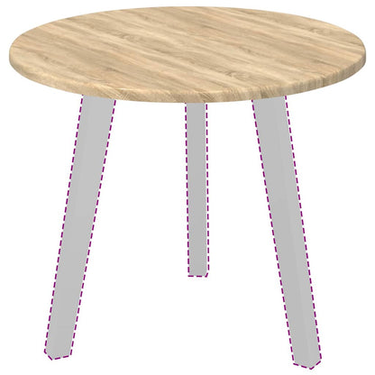 Table Top Sonoma oak Ø 50 x 1.5 cm Engineered Wood