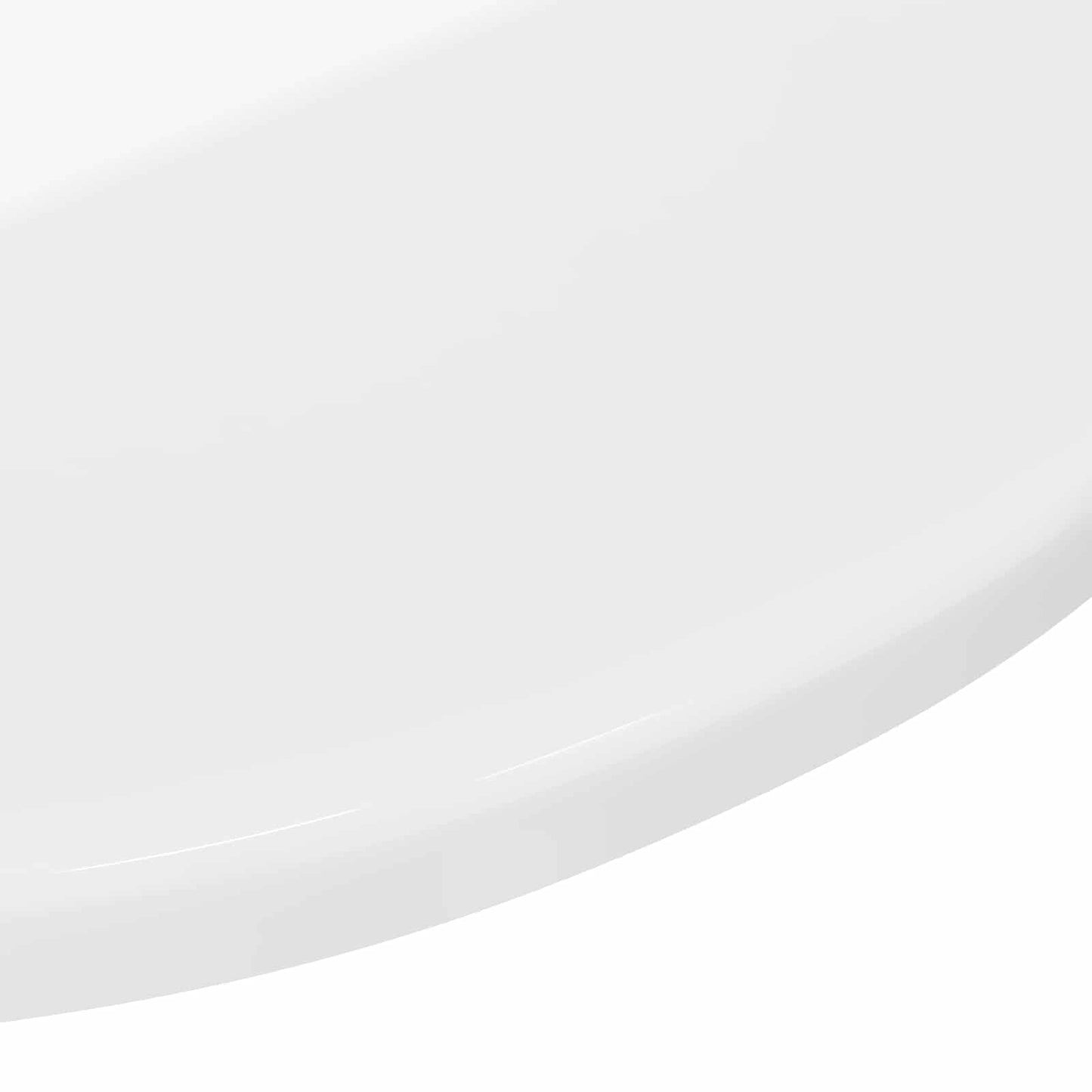 Table Top High gloss white Ø 50 x 1.5 cm Engineered Wood
