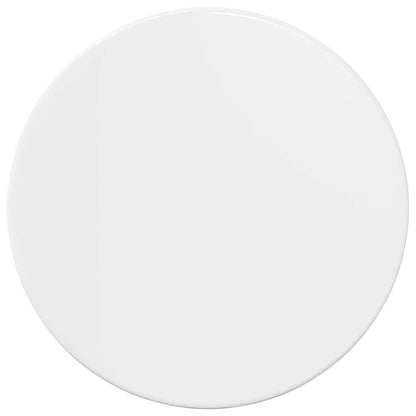 Table Top High gloss white Ø 50 x 1.5 cm Engineered Wood