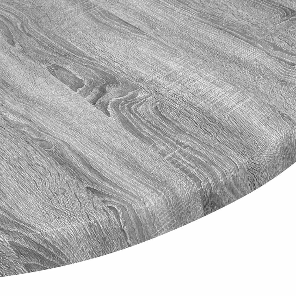Table Top Grey sonoma Ø 50 x 1.5 cm Engineered Wood