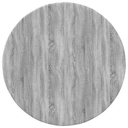 Table Top Grey sonoma Ø 50 x 1.5 cm Engineered Wood