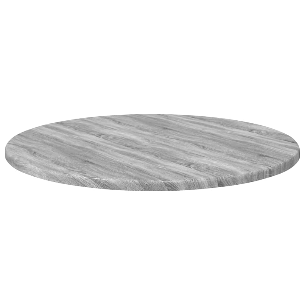 Table Top Grey sonoma Ø 50 x 1.5 cm Engineered Wood