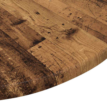 Table Top Old wood Ø 50 x 1.5 cm Engineered Wood