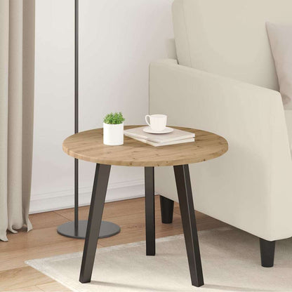 Table Top Artisan oak Ø 50 x 1.5 cm Engineered Wood