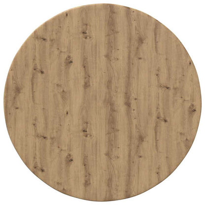 Table Top Ø 50 x 1.5 cm Round Engineered Wood Artisan Oak