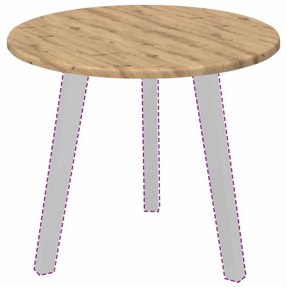 Table Top Artisan oak Ø 50 x 1.5 cm Engineered Wood