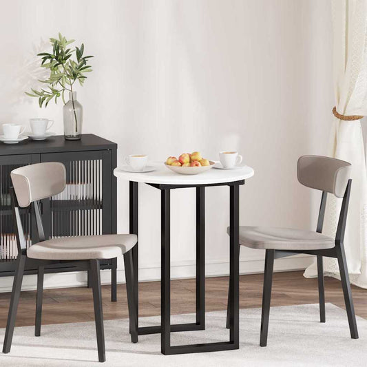 Table Top White Ø 60 x 1.5 cm Engineered Wood